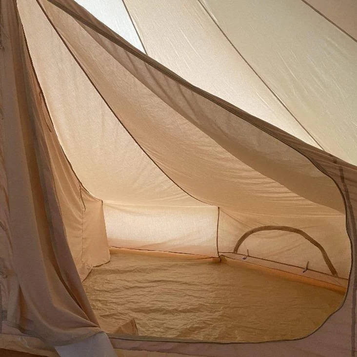 4m Bell Tent With Stove Hole & Flap - Image 23
