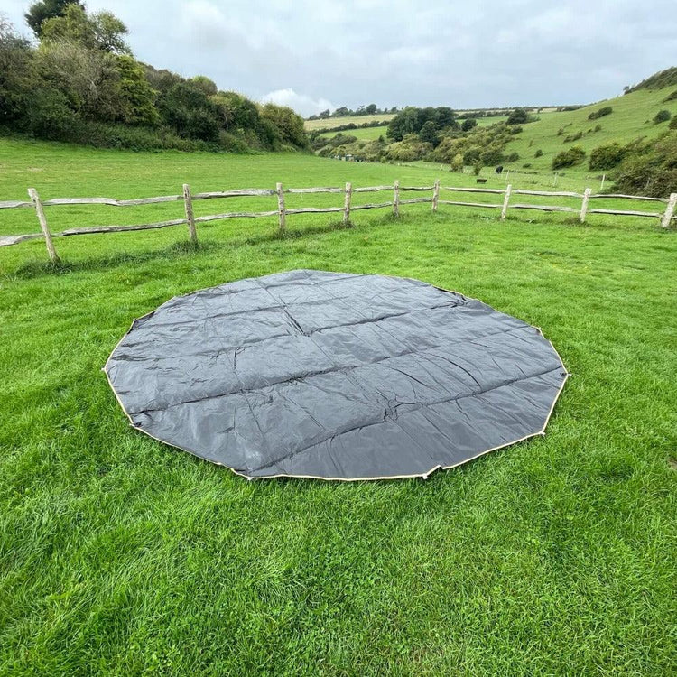 4m Tipi Tent Fireproof With Stove Hole & Flap - Image 23