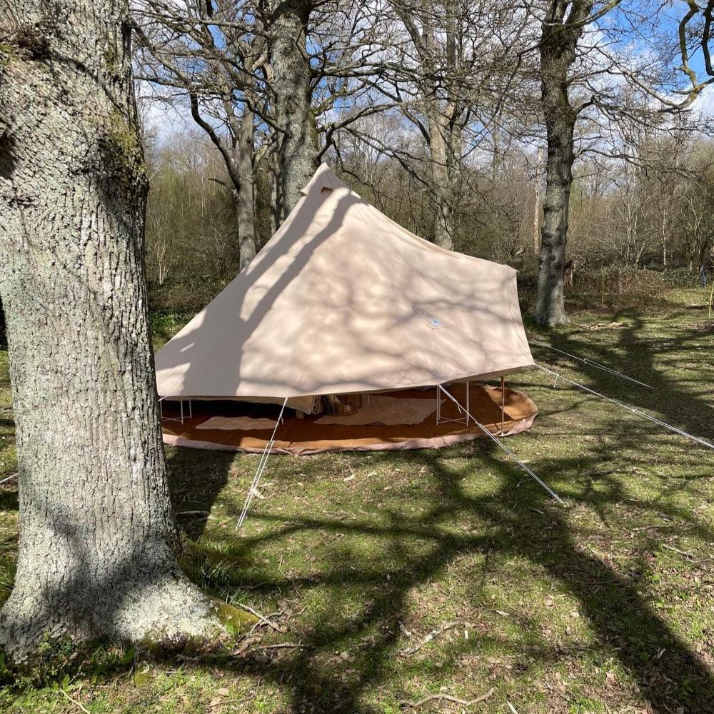 5m Fireproof Bell Tent With Stove Hole & Flap - Image 14