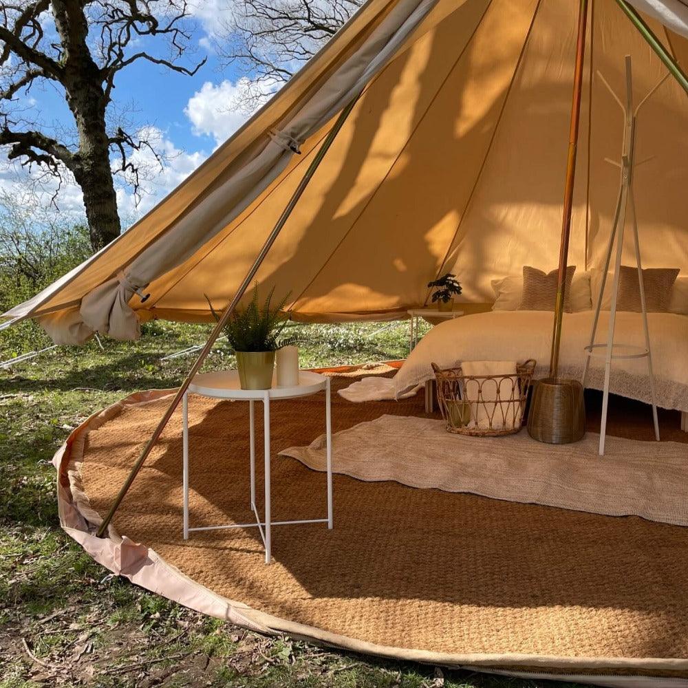 5m Fireproof Bell Tent With Stove Hole & Flap - Image 16