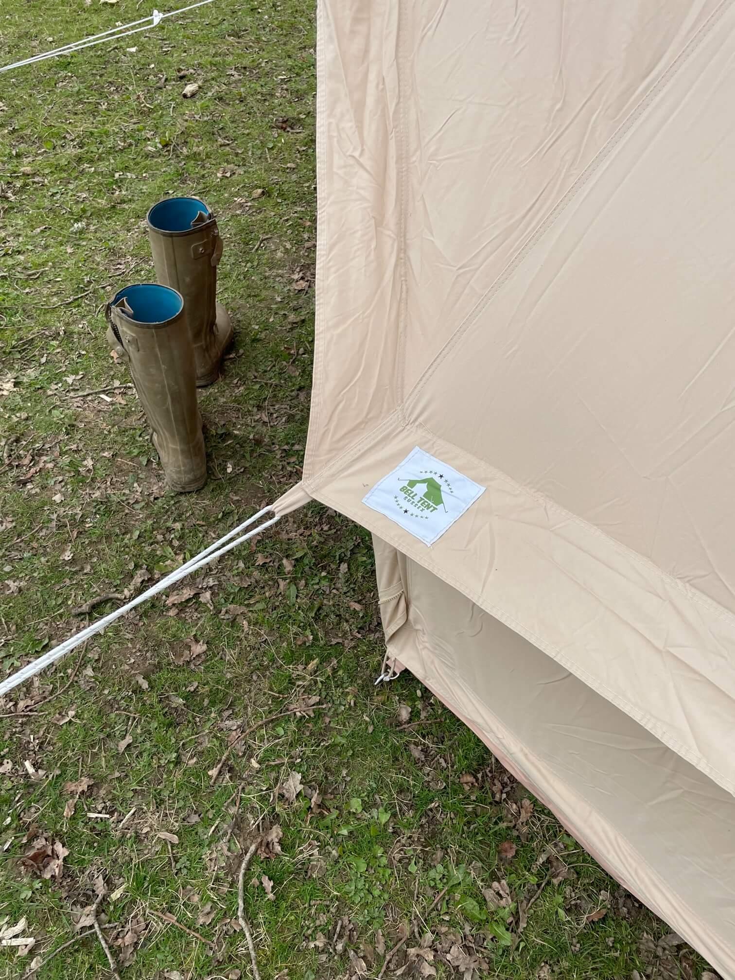 5m Fireproof Bell Tent With Stove Hole & Flap - Image 20