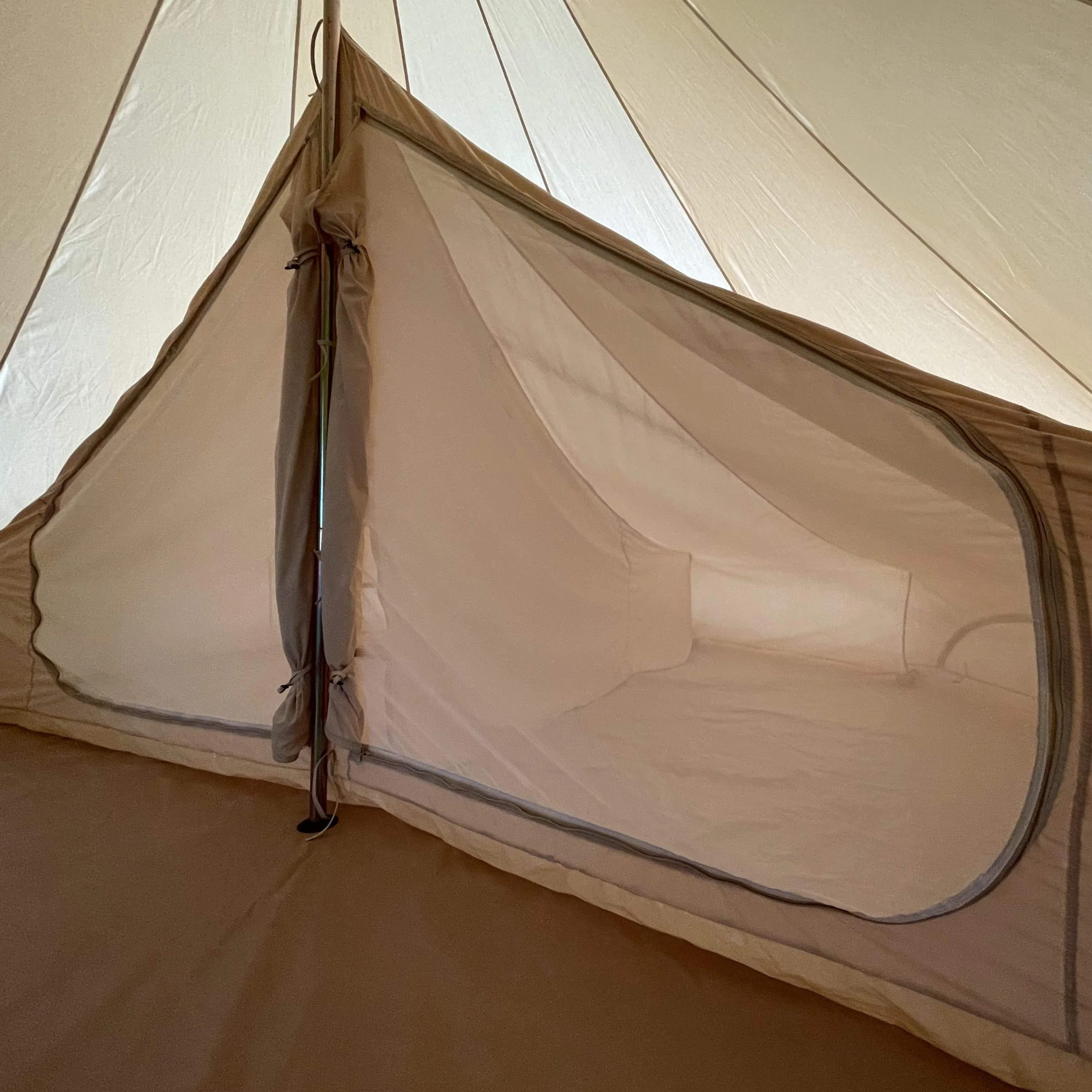 5m Fireproof Bell Tent With Stove Hole & Flap - Image 29