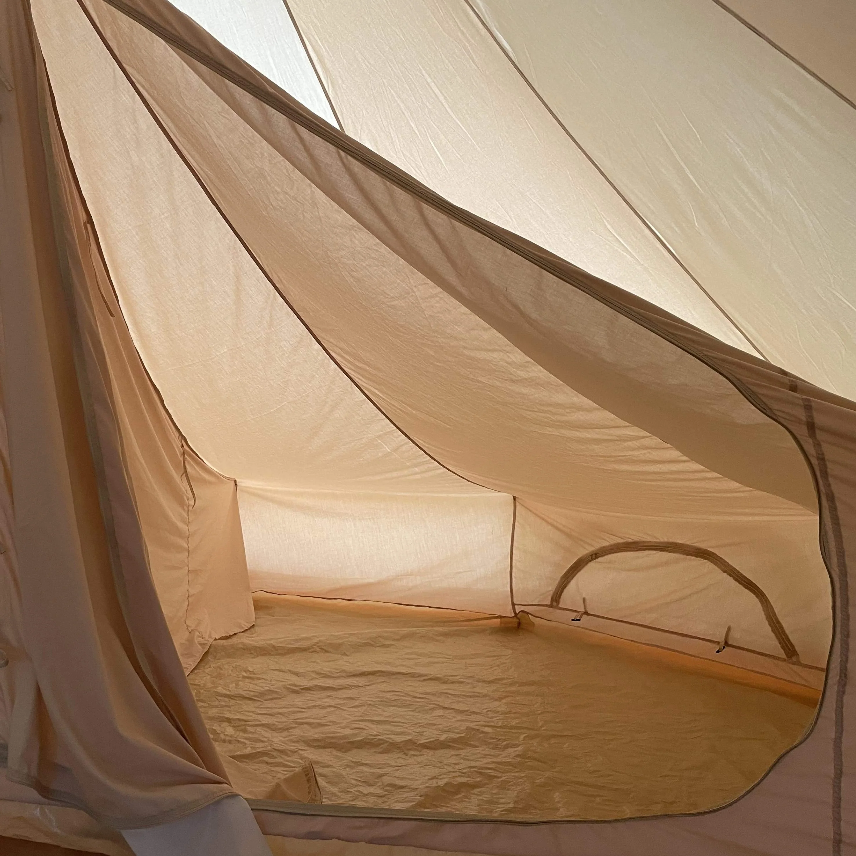 5m Fireproof Bell Tent With Stove Hole & Flap - Image 32