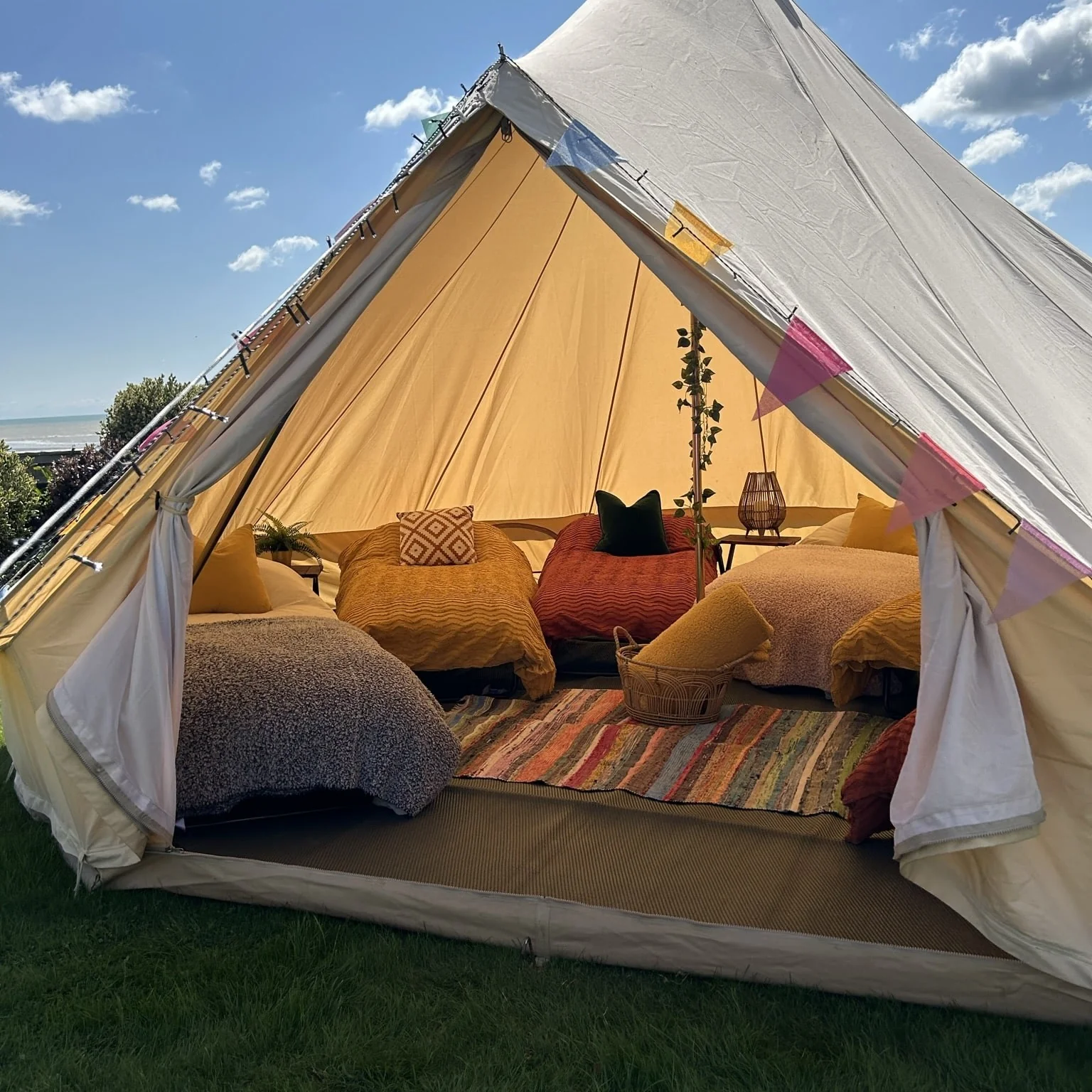 5m Bell Tent - Polycotton Canvas - Image 4