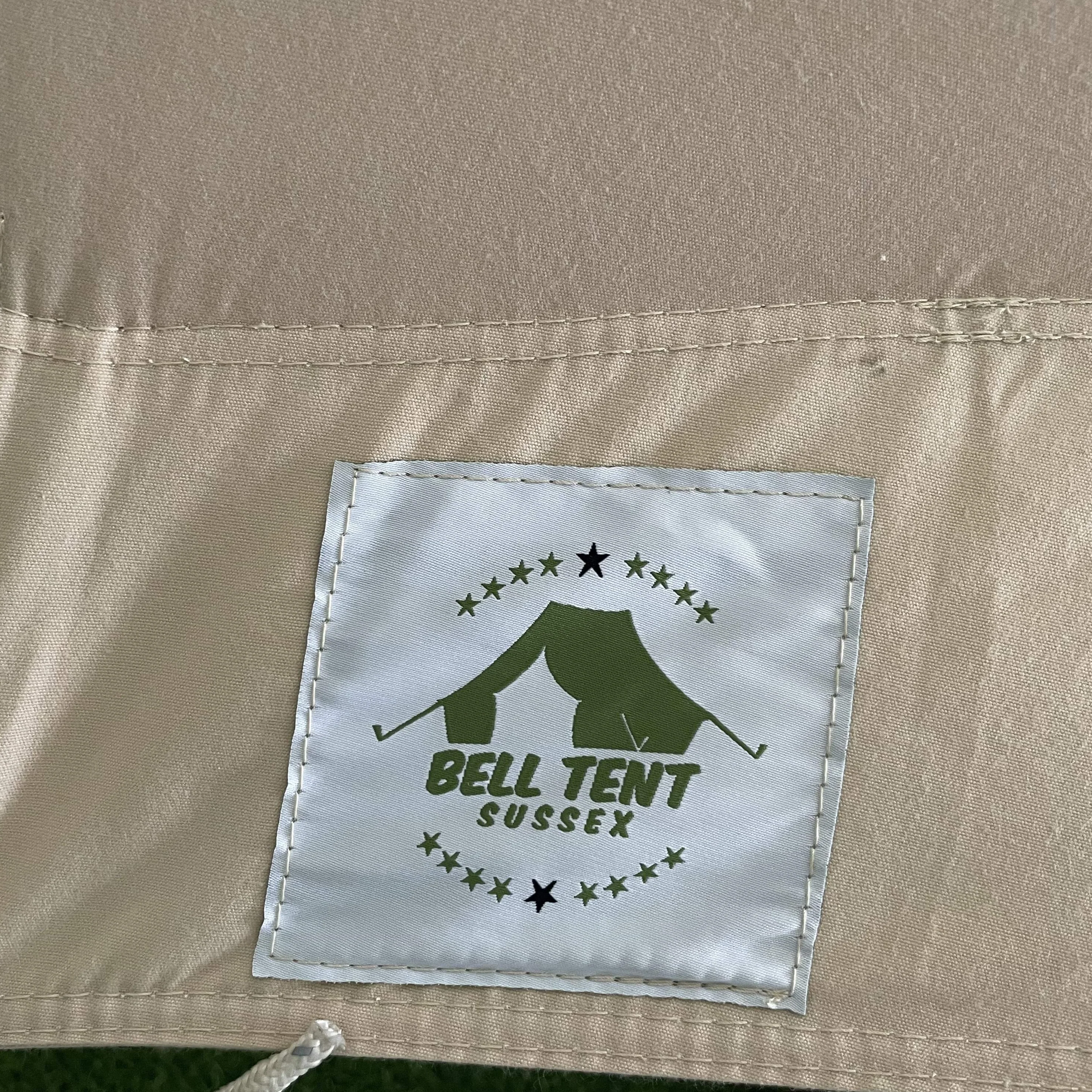 6m Bell Tent Fireproof With Stove Hole & Flap - Image 22