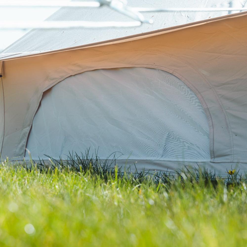 7m Bell Tent Fireproof With Stove Hole & Flap - Image 17