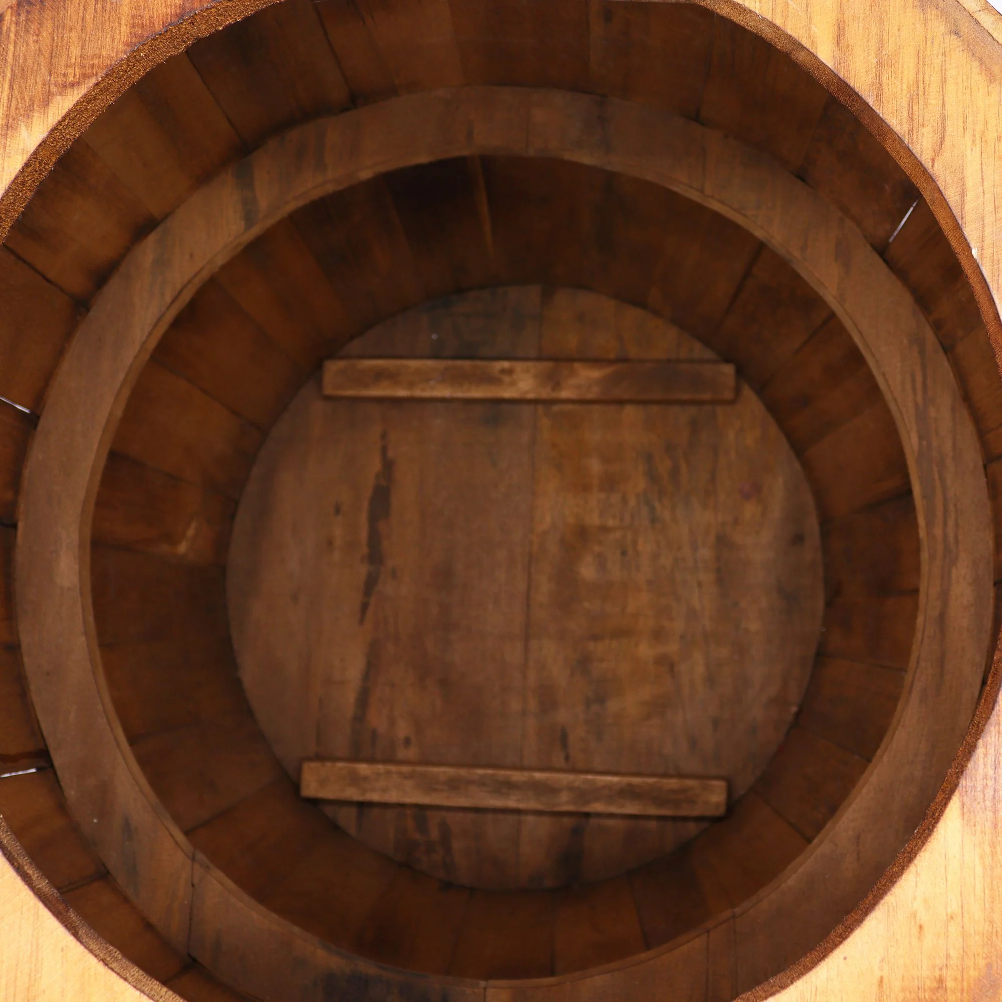 Beer Barrel Table – Natural Wood 60 x 48.5 cm - Image 4