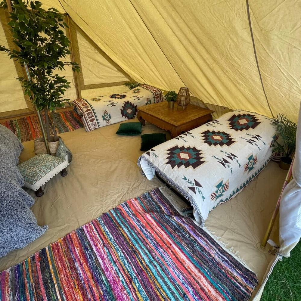 Bohemian Reversible Cotton Blanket - Image 9