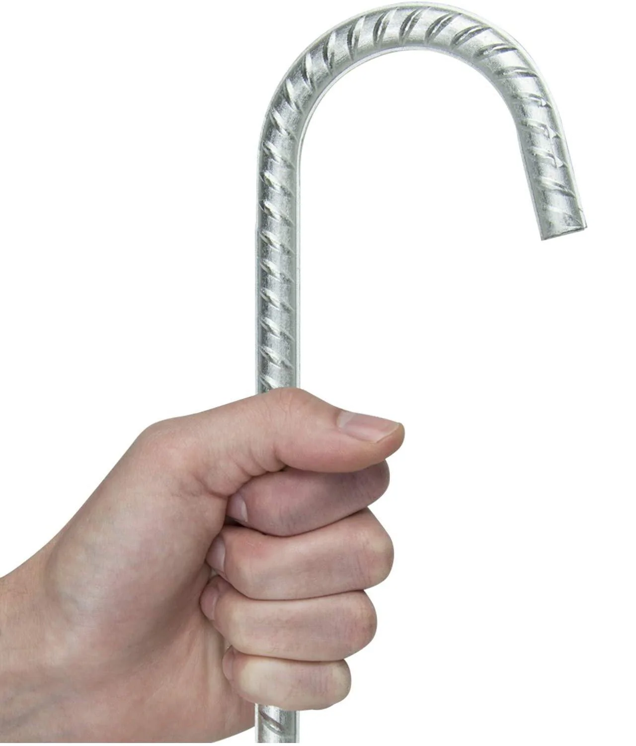 Heavy Duty Ribbed Steel Tent Pegs and Canvas Bag Set - Image 3