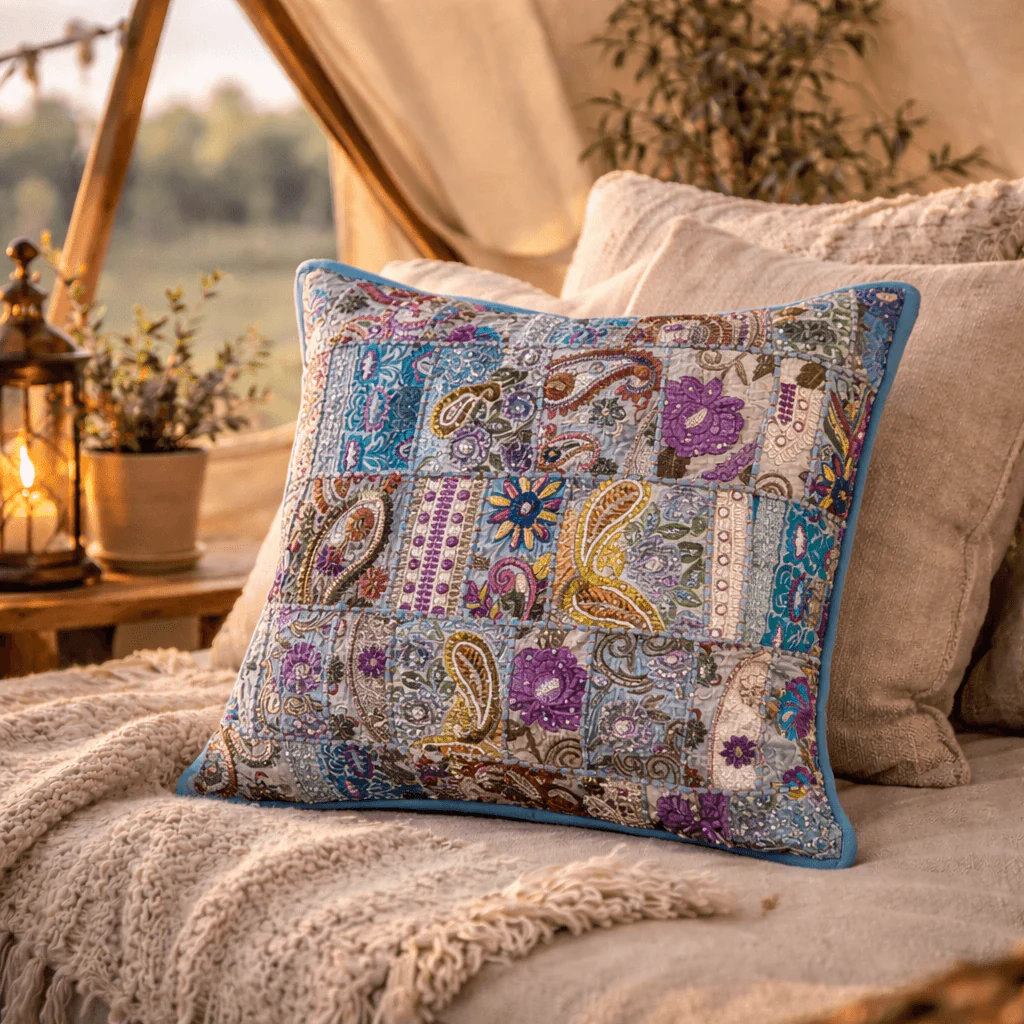 Indian Cushion Covers Handmade - Image 3