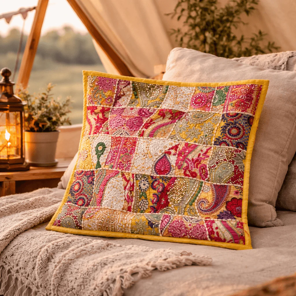 Indian Cushion Covers Handmade - Image 4