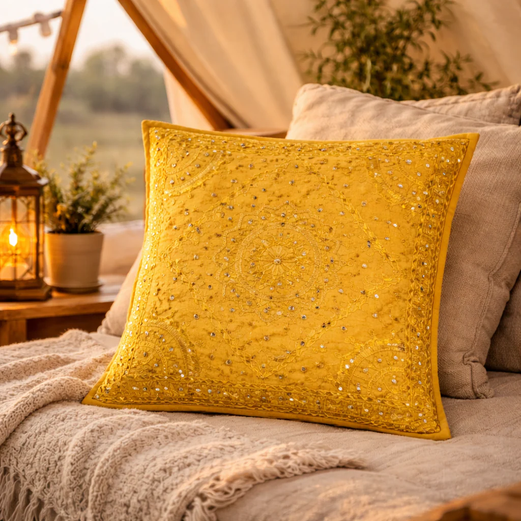 Indian Cushion Covers Handmade - Image 9