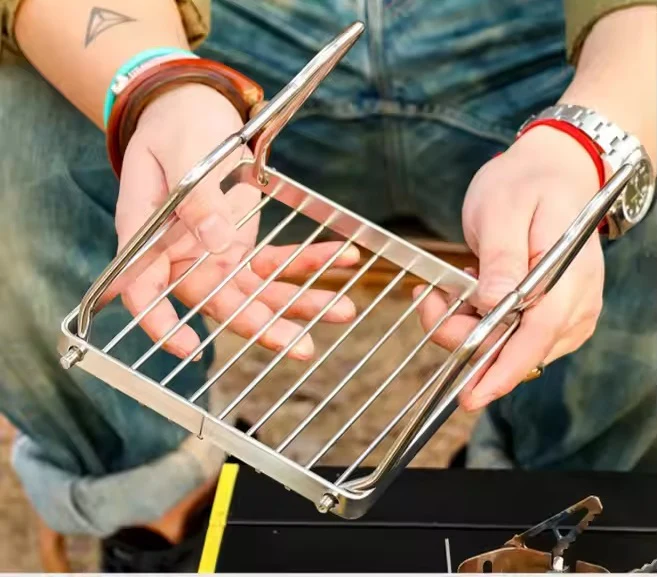 Multifunction Foldable Campfire Grill Grate - Image 3