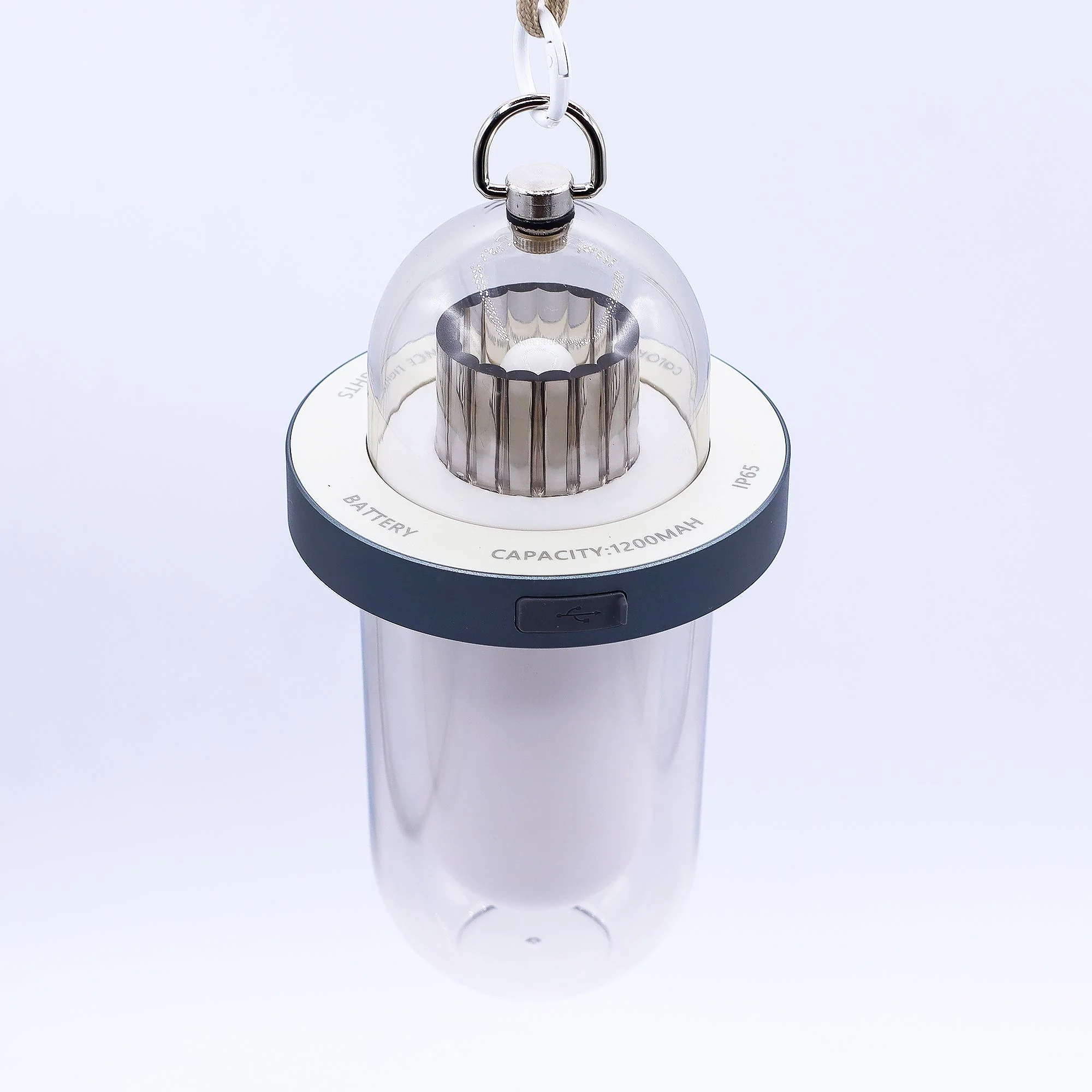 Outdoor Flame Effect Lamp - White USB - C Chargable - Multi Colour - Image 11