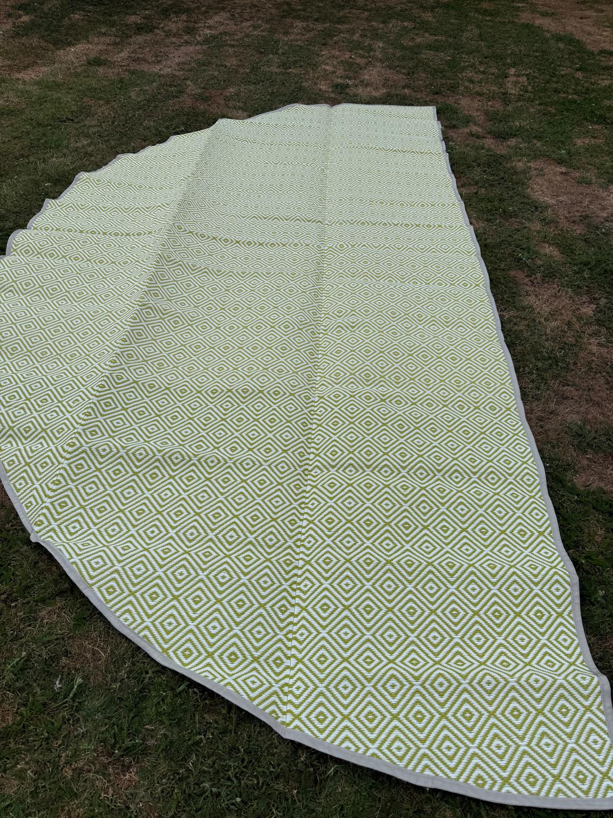 Poly Propylene Flooring Diamond Green / Dark Grey - Fire Retardant - Image 11