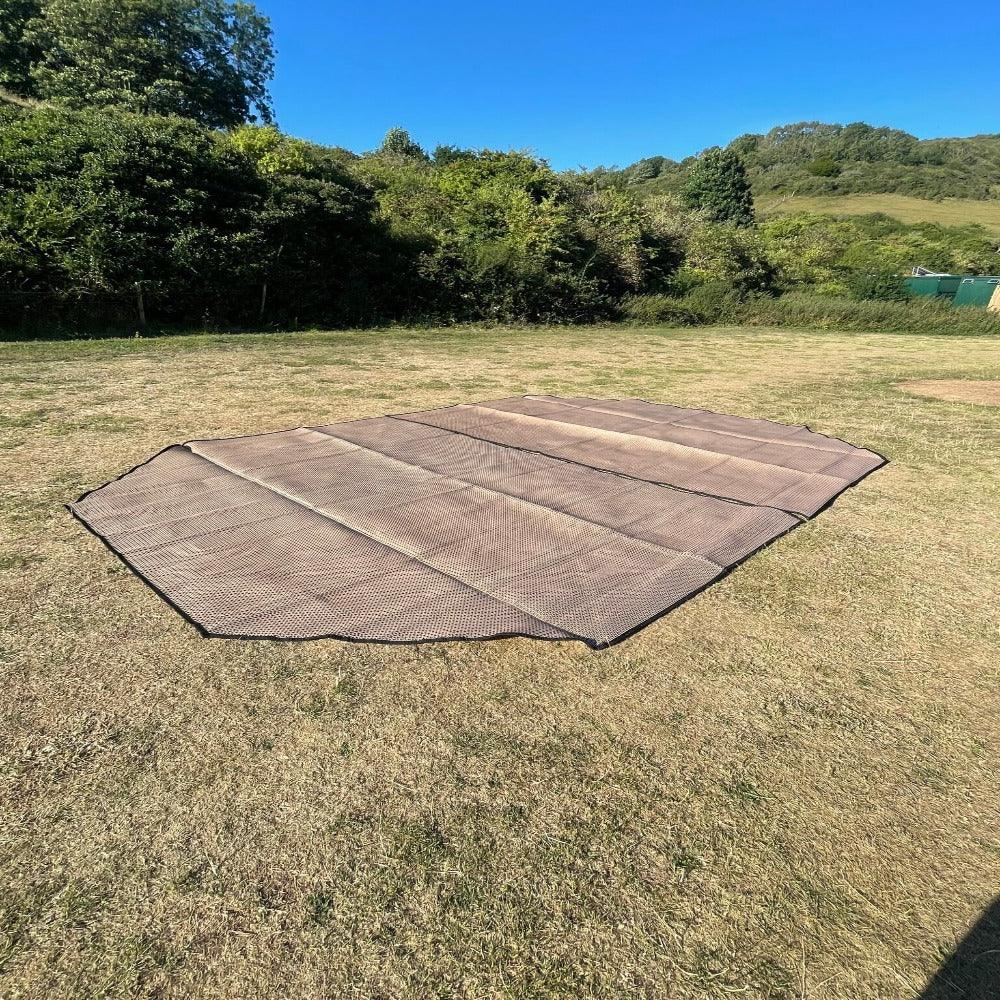 Poly Propylene Flooring Natural & Black - Fire Retardant - Image 6