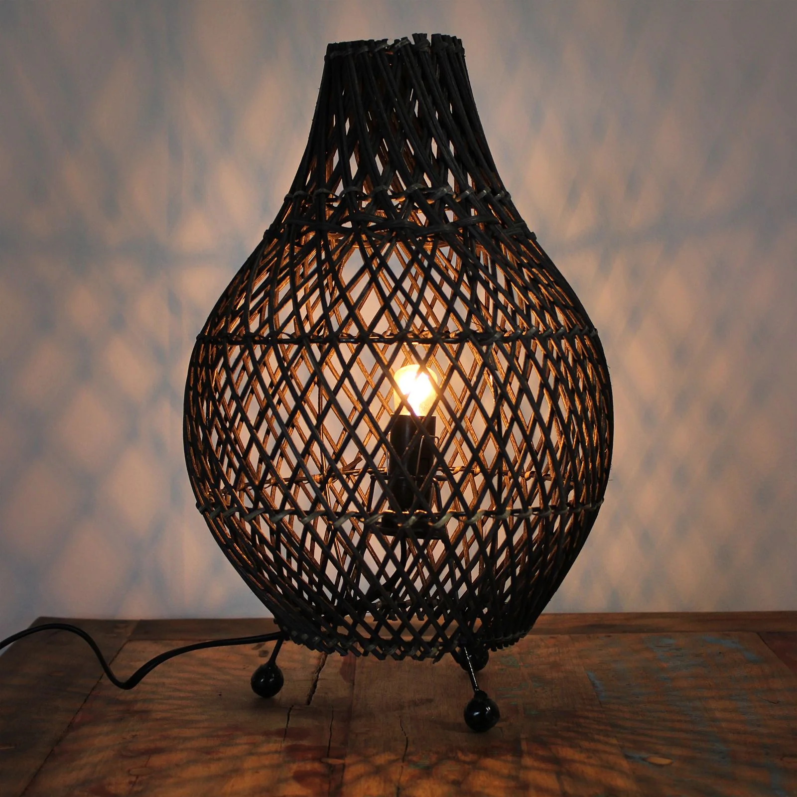 Rattan Table Lamps - Natural - Image 3