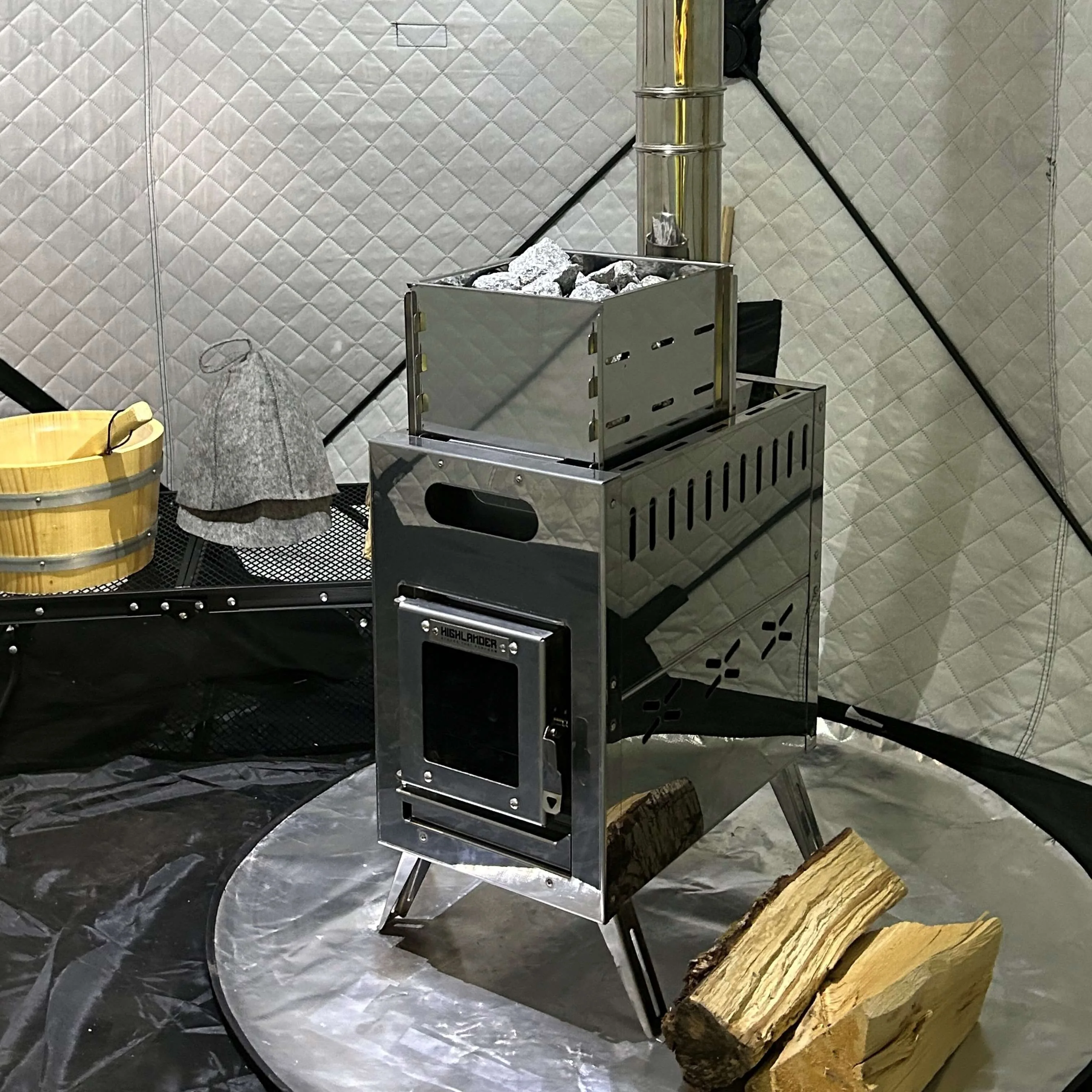 Sauna Tent & Stove Bundle - Image 15