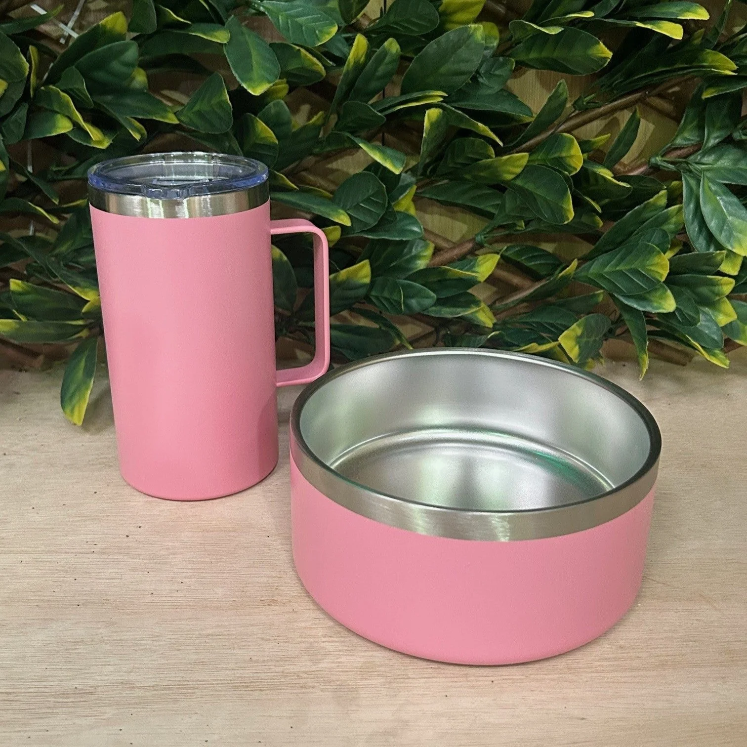 Stainless Steel Non-Slip Dog Bowl and Thermo mug - Image 3