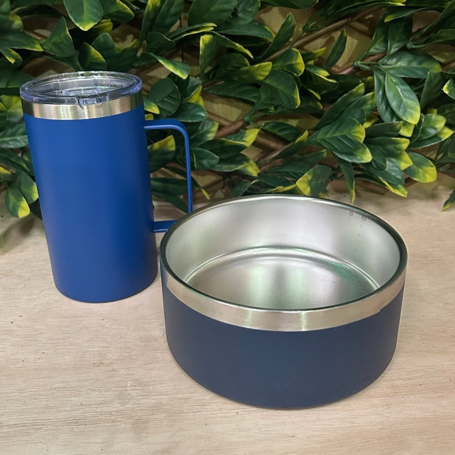 Stainless Steel Non-Slip Dog Bowl and Thermo mug - Image 4